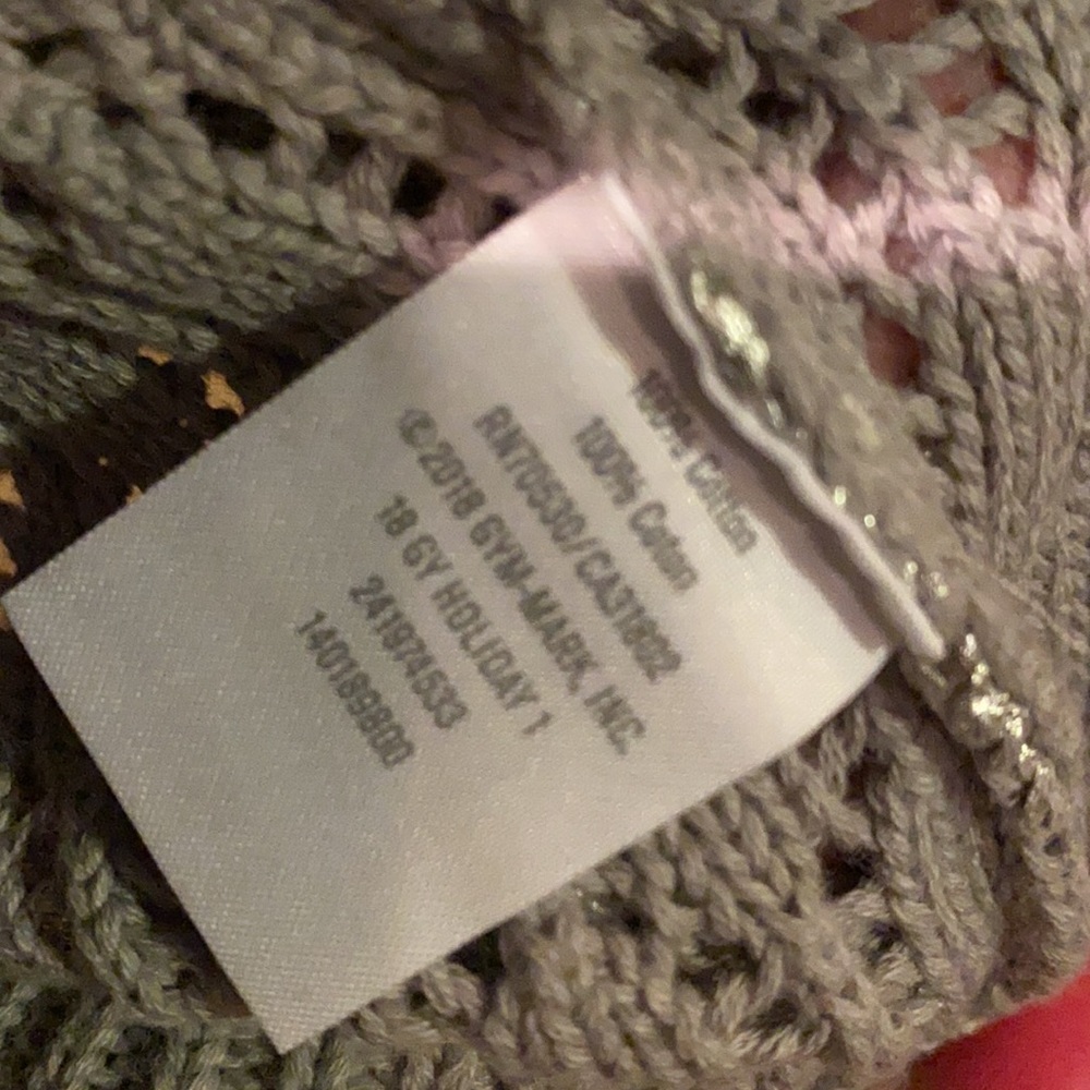 Gymboree silver‎ button up girls sweater 7-8 NWT - Picture 8 of 8